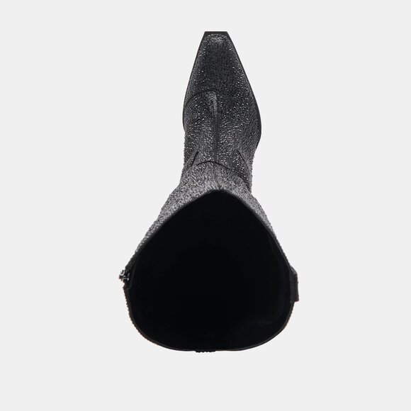 NEW DOLCE VITA Ariana Crystal Wide Calf High Shaft Boots black for women 925 5t3 - Picture 6 of 9